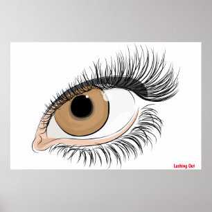Wimpern Poster