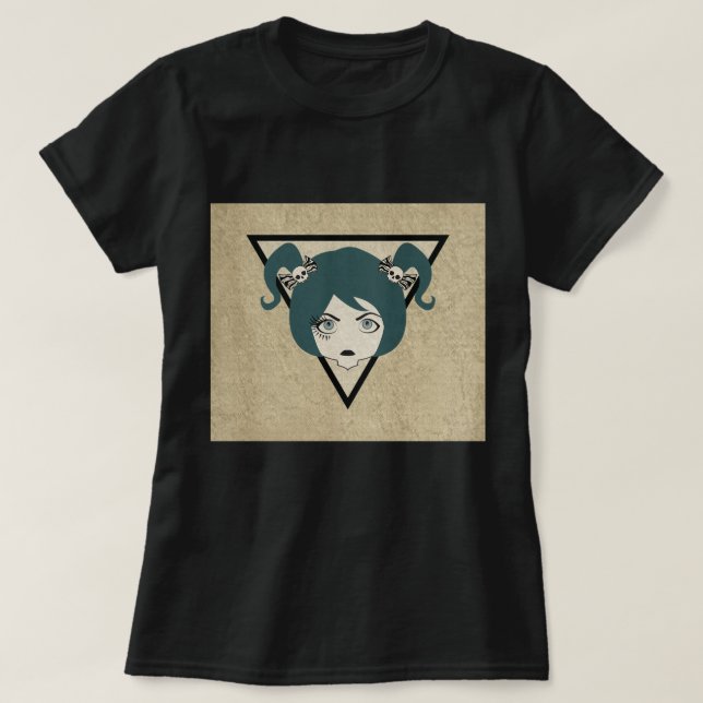 Wimpernschwindlerin T-Shirt (Design vorne)