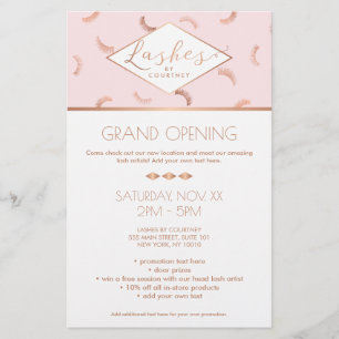 Wimpernstudio Lots of Lashes Pink/Rose Gold Flyer