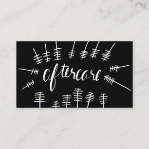 Wimperntuschen-Stab Fürsorge-Peitschenkarte Visitenkarte