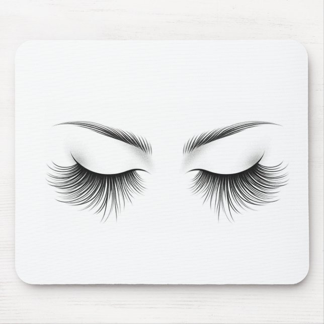 Wimpernverlängerung Schönheit   Mousepad (Vorne)