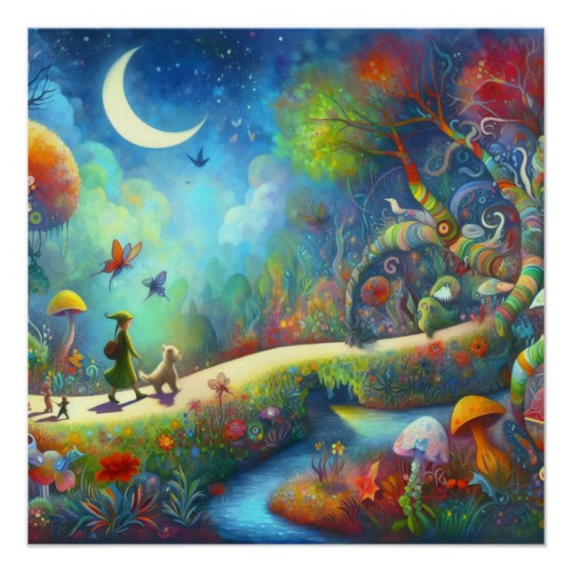 Wimsical World of a Kinder Dream Christmas Poster (Vorderseite)
