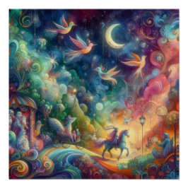 Wimsical World of a Kinder Dream Poster