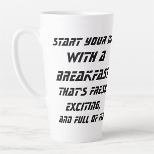 Win Breakfast Latte Milchtasse