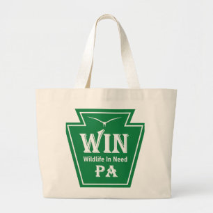 WIN Logo Jumbo-Tasche Jumbo Stoffbeutel