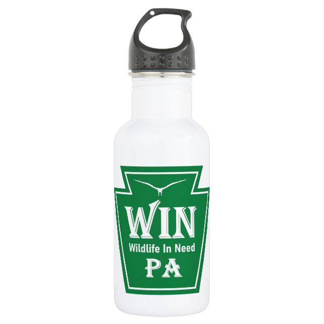 WIN Logo Wasserflasche (Vorderseite)