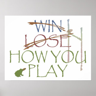 Win-Lose-How Sie spielen Poster