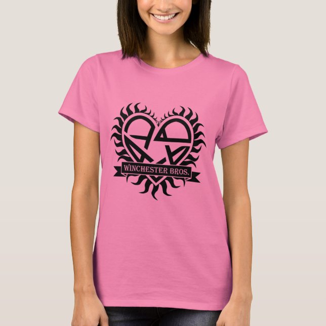 Winchester Brothers Seit 1983 Herz T-Shirt (Vorderseite)