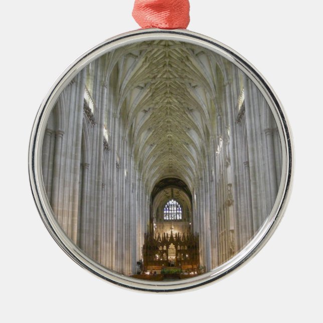 Winchester-Kathedrale Silbernes Ornament (Vorne)
