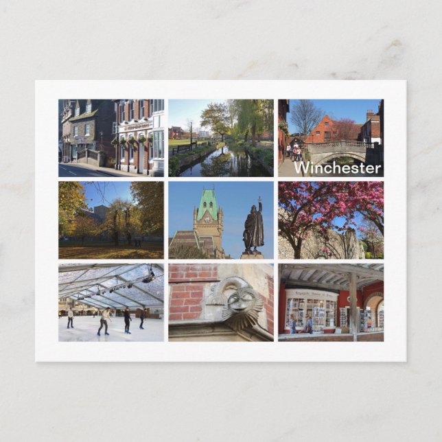 Winchester Postkarte (Vorderseite)