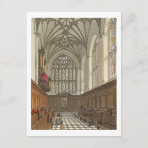 Winchester Uni Kapelle, aus "Geschichte der Winche Postkarte