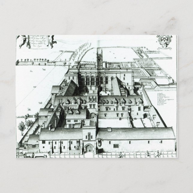 Winchester-Uni Postkarte (Vorderseite)