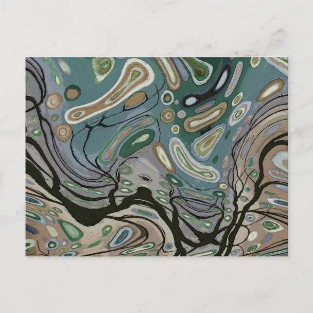 Wind - Abstrakt Postkarte (Vorderseite)