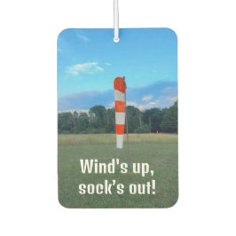 Wind auf, Sock's out, Foto, Funny, Aviation, Cool Autolufterfrischer