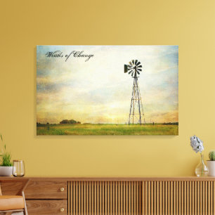 Wind aus Change Stretch Canvas Print Leinwanddruck