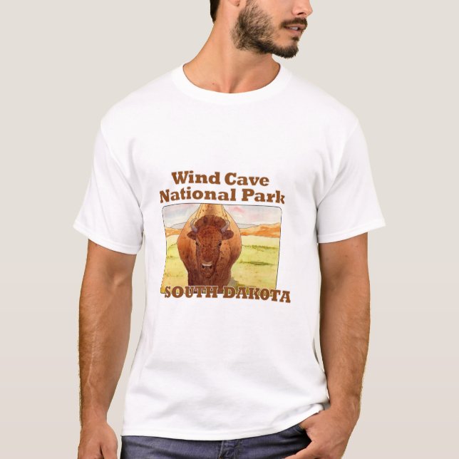 Wind Cave National Park, South Dakota T-Shirt (Vorderseite)