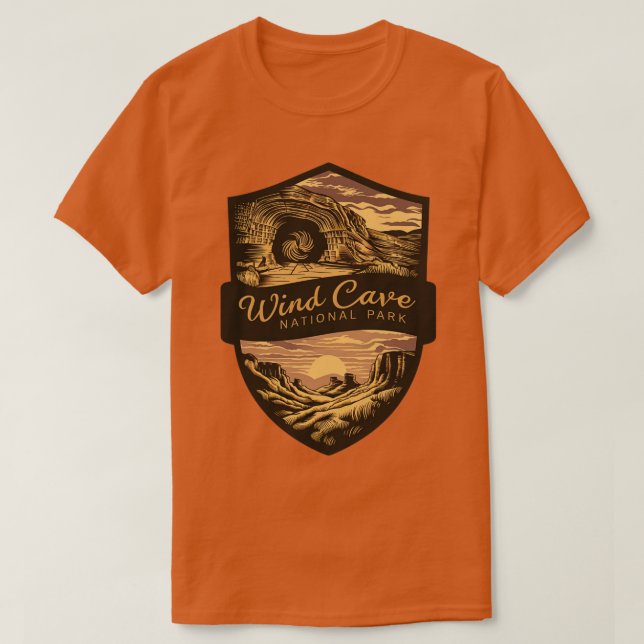 Wind Cave National Park USA T-Shirt (Design vorne)