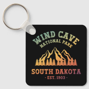 Wind Cave Nationalpark Süd Dakota Schlüsselanhänger
