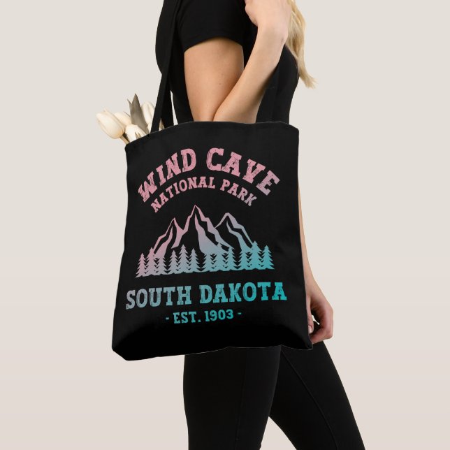 Wind Cave Nationalpark Süd Dakota Tasche (Von Nahem)