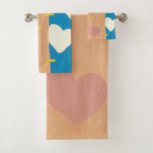 Wind des Liebe Badehandtuch-Set