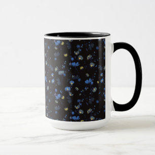 Wind durchgebranntes Blumenmuster Tasse