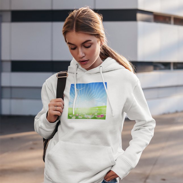 Wind Farm Womens Hoodie (Von Creator hochgeladen)