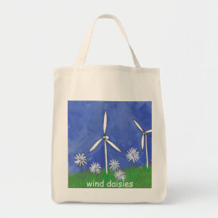 Wind-Gänseblümchen Tragetasche