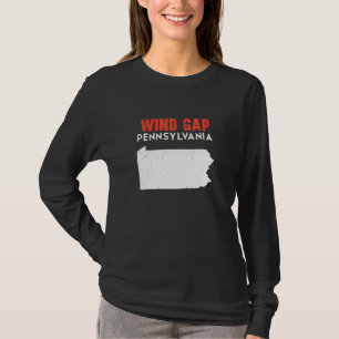 Wind Gap Pennsylvania USA Bundesstaat Amerika Reis T-Shirt