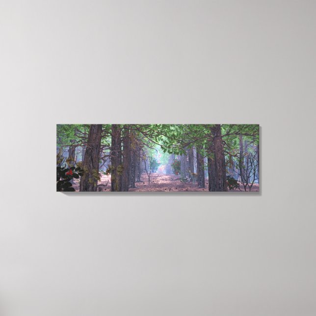 Wind in den Pinien Canvas Print Leinwanddruck (Vorderseite)
