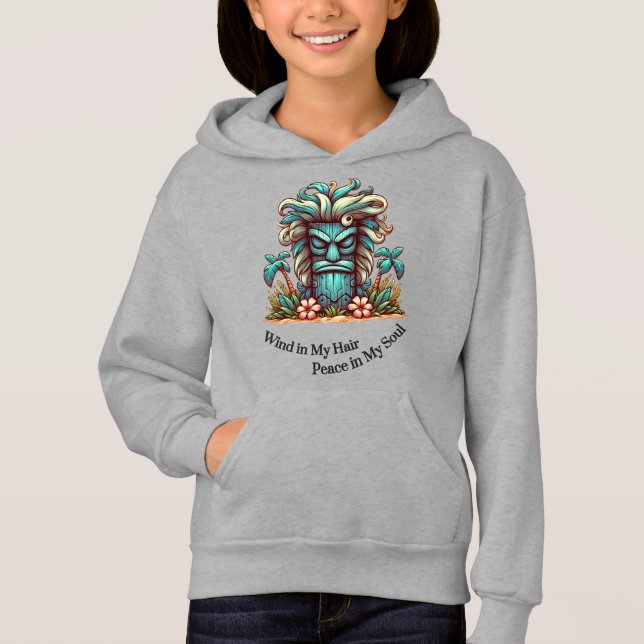 Wind in My Hair, Peace in My Soul Hoodie (Vorderseite)