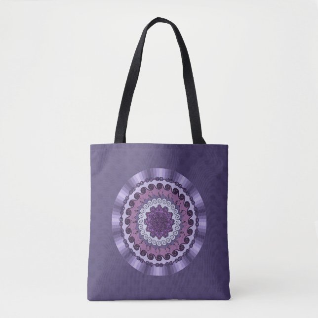 Wind Mandala All-Over-Print-Tasche Tasche (Vorderseite)