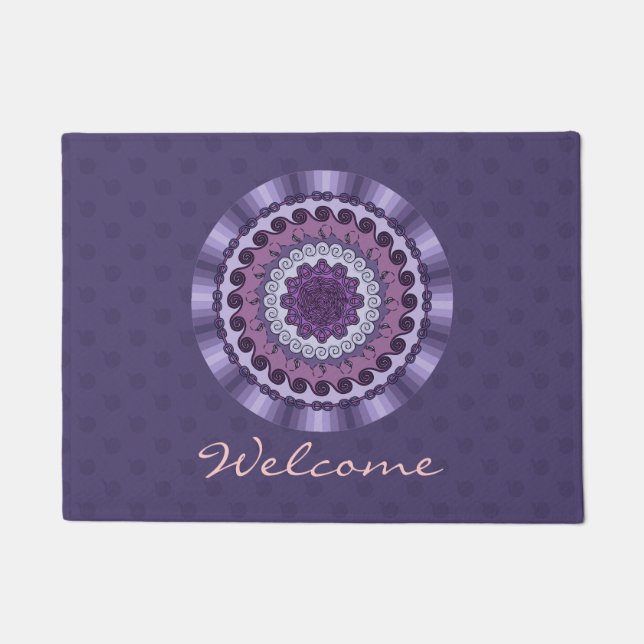 Wind Mandala Doormat Fußmatte (Vorderseite)