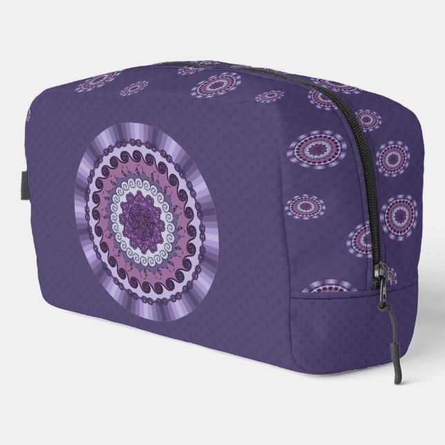 Wind Mandala Dopp Kit Waschbeutel (Rechte Ecke)