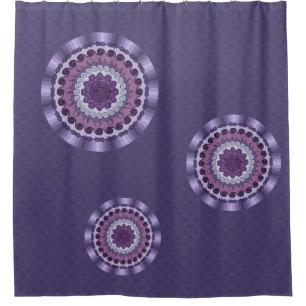 Wind Mandala Duschvorhang