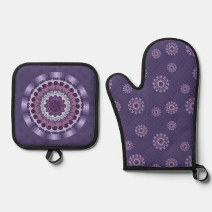 Wind Mandala Ofenhandschuh & Topflappen-Set
