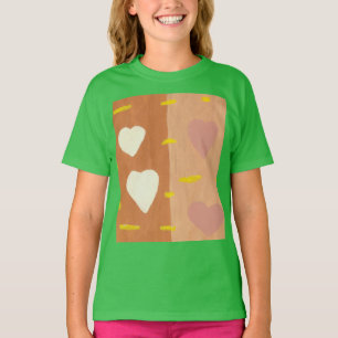 Wind of Love Mädchen-Ringer-T-Shirt T-Shirt