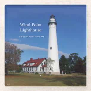 Wind Point Lighthouse Untersetzer