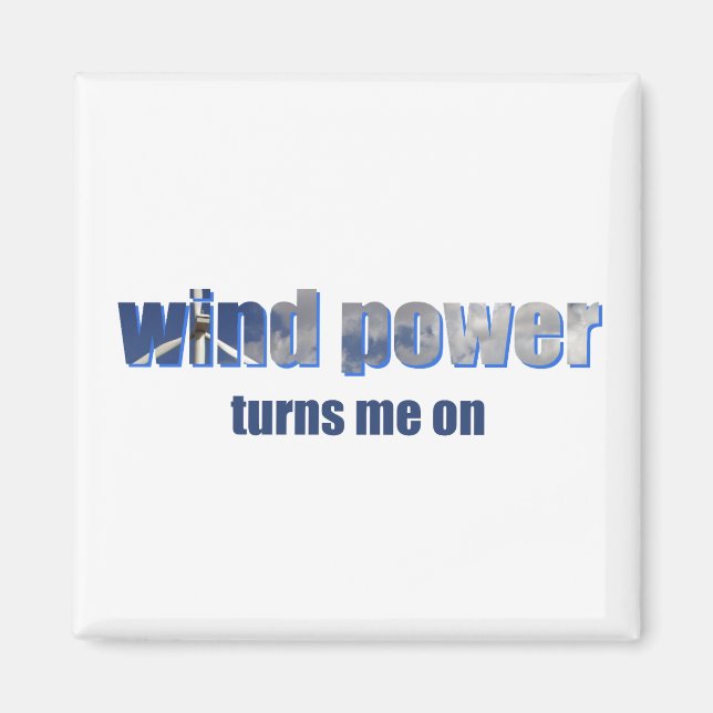 Wind Power dreht sich! Magnet (Vorne)