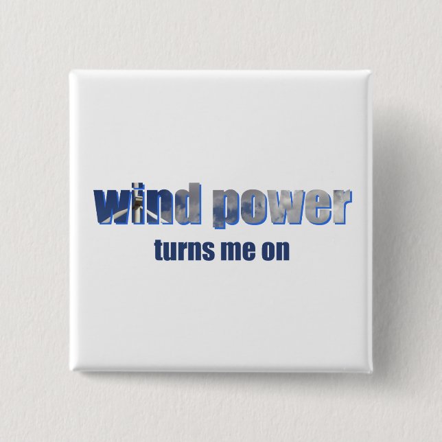 Wind-Power-Drehungen! Button (Vorderseite)