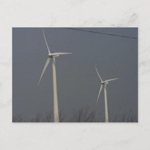 Wind Power in Minnesota und Süddakota Postkarte