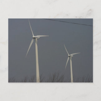 Wind Power in Minnesota und Süddakota Postkarte
