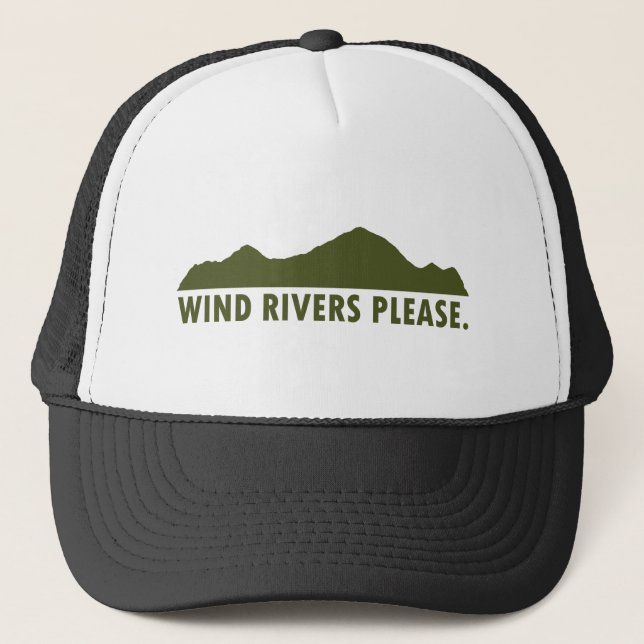 Wind Rivers Please Truckerkappe (Vorderseite)