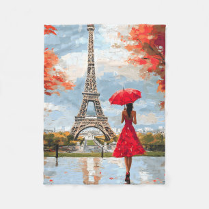 Wind Romance Paris Chic Walk Fleecedecke