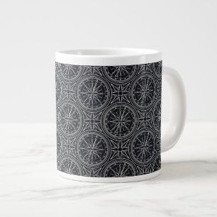 Wind Rose Compass Muster Jumbo-Tasse