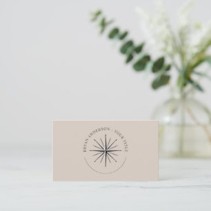 Wind Rose Compass - Nautical Business Card Visitenkarte