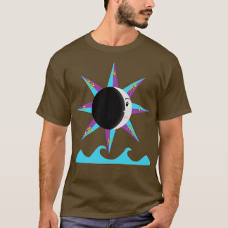 Wind Rose mit Mond und Sea TShirt
