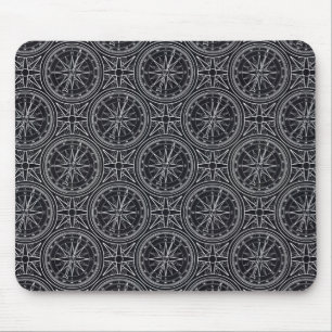 Wind-Rosen-Kompass-Muster Mousepad