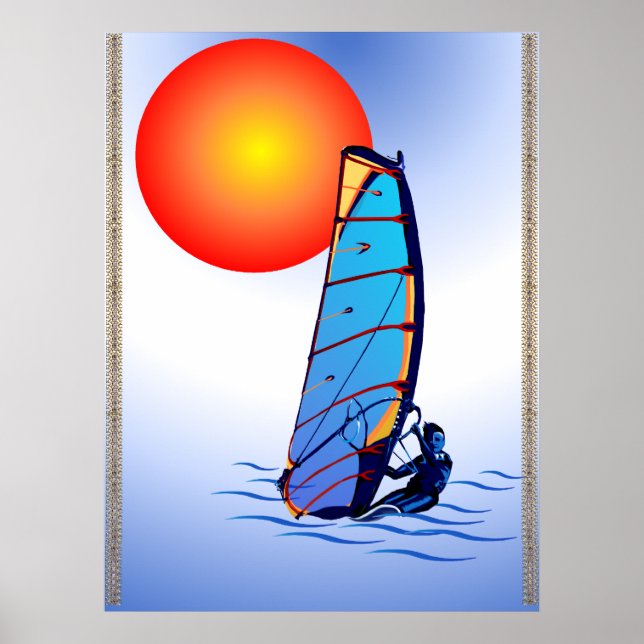 Wind Surf Poster (Vorne)