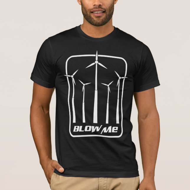 Wind-Turbine-Ausrüstungs-Shirt brennen mich - T-Shirt (Vorderseite)