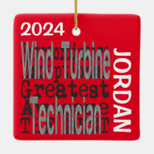 Wind Turbine Technischer Außerordentlicher CUSTOM Keramikornament